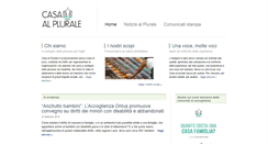 Desktop Screenshot of casaalplurale.org